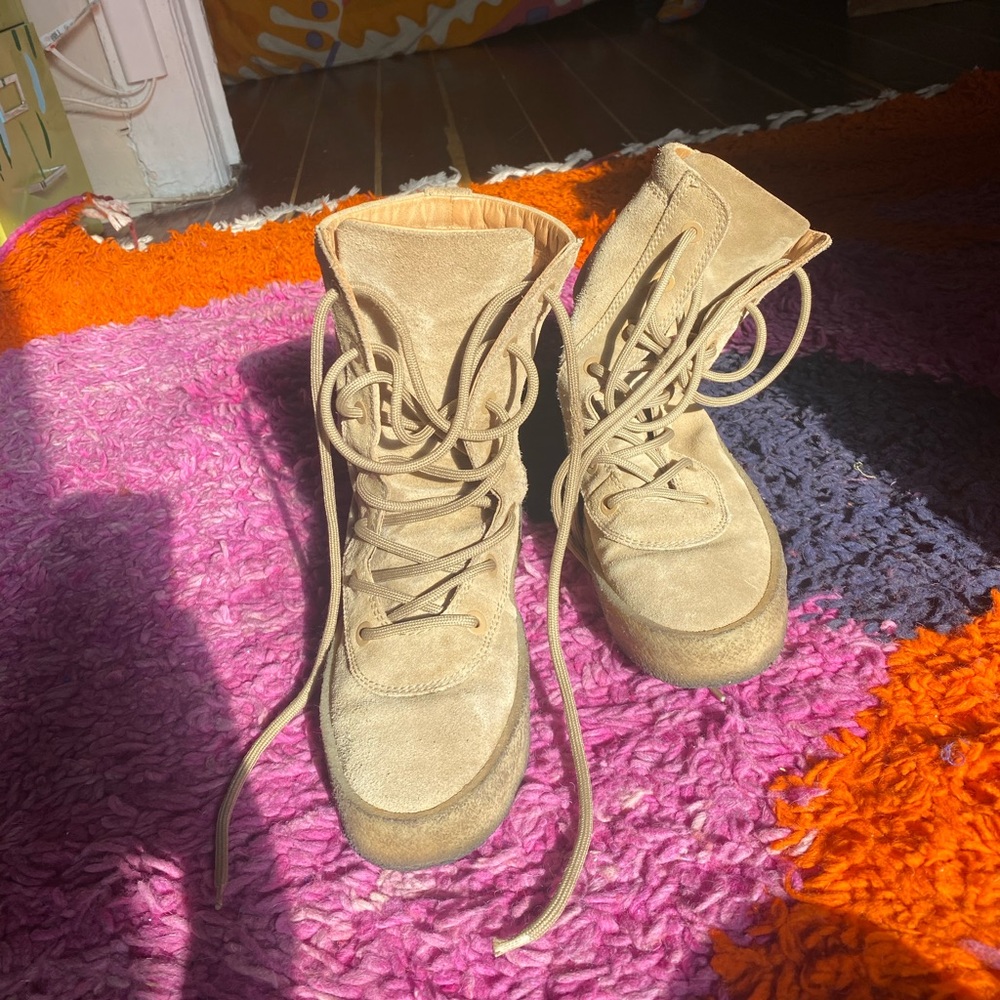 Yeezy Season 4 Desert Crepe boots